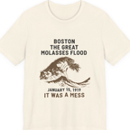 Boston The Great Molasses Flood Premium Tee - Natural front