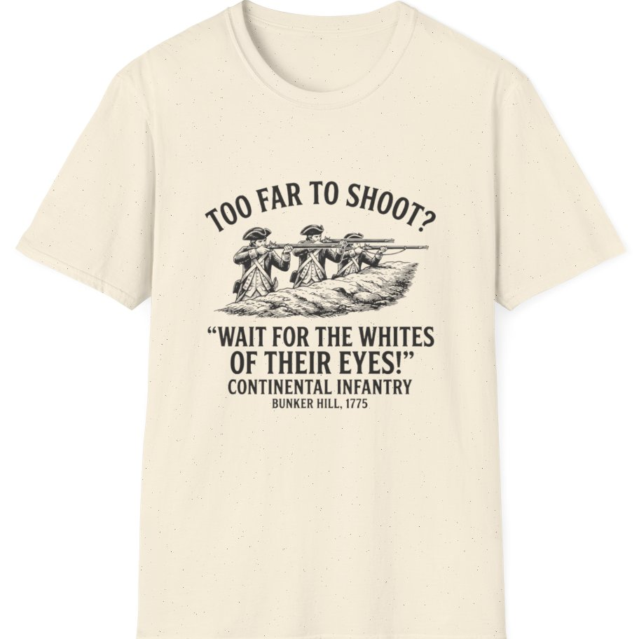 Whites of Their Eyes Bunker T-Shirt - Natural front