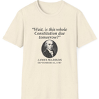 Madison Constitution Deadline T-Shirt - Natural front