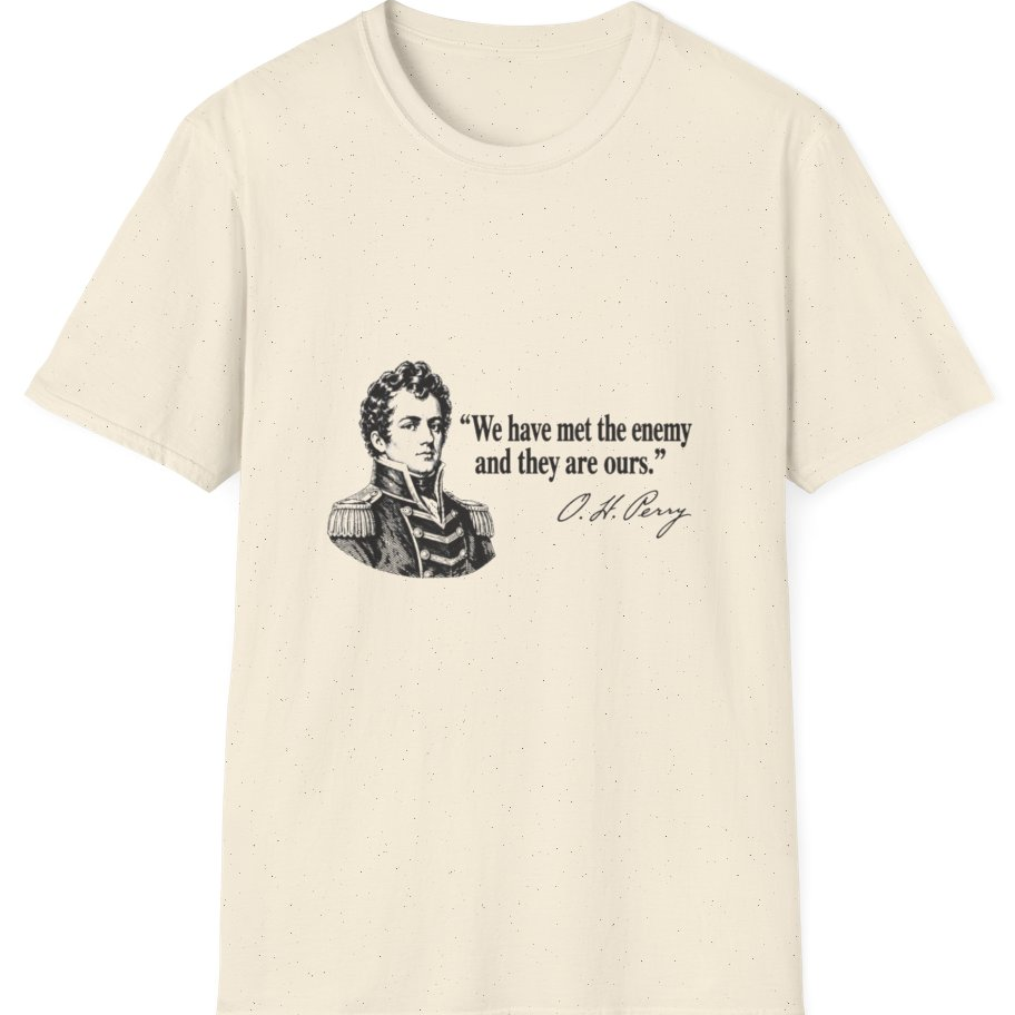 We Have Met The Enemy T-Shirt - Natural front