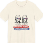 Jefferson Hancock Canceling The King Premium Tee - Natural front