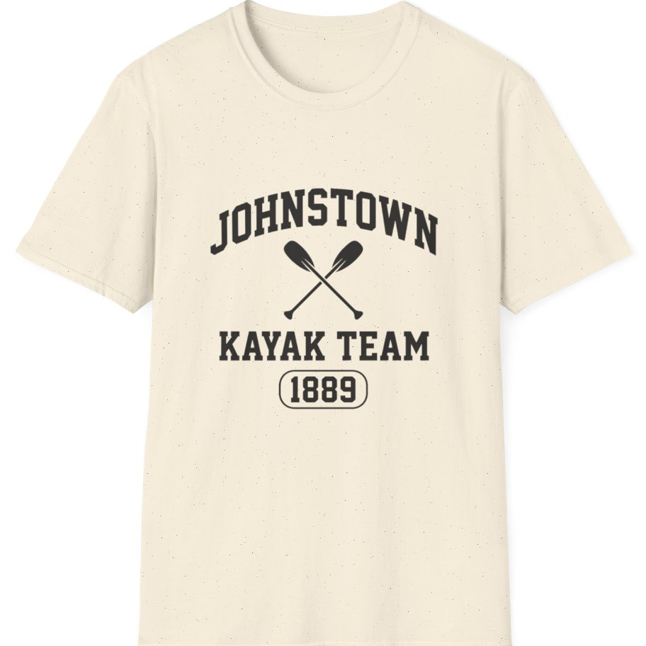Johnstown Kayak Team T-Shirt - Natural front