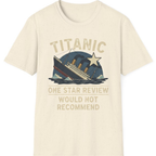 Titanic One Star Review T-Shirt - Natural front