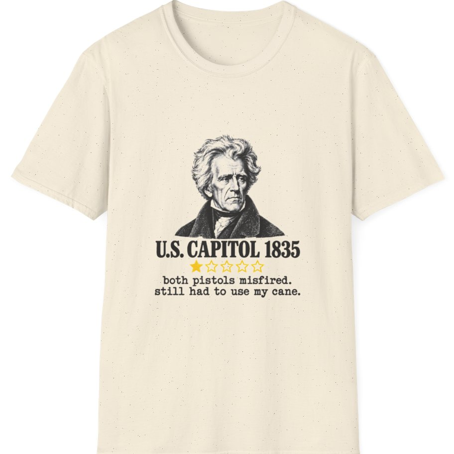 Capitol Cane Review T-Shirt - Natural front