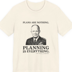 Eisenhower Planning Everything Premium Tee - Natural front