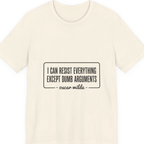 Oscar Wilde Quote Premium Tee - Natural front