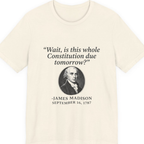Madison Constitution Deadline Premium Tee - Natural front