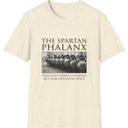 Spartan Phalanx Review T-Shirt - Natural front