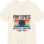 Pony Express Memorial Premium Tee - Natural front