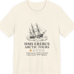 Hms Erebus Arctic Tours Premium Tee - Natural front