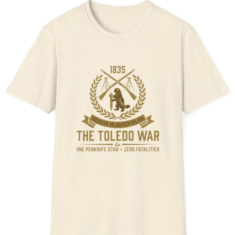 The Toledo War Michigan Volunteer T-Shirt - Natural front