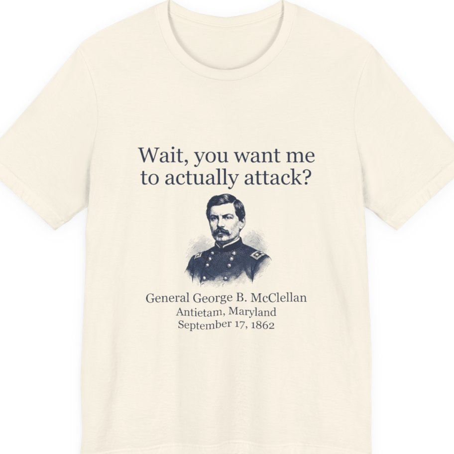 Mcclellan Antietam Attack Premium Tee - Natural front