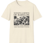 Hanging Gardens Landscaping T-Shirt - Natural front