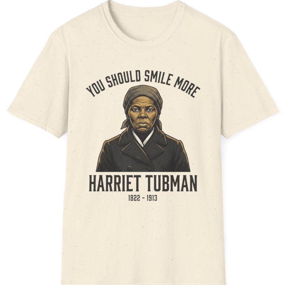 You Should Smile More Harriet T-Shirt - Natural front