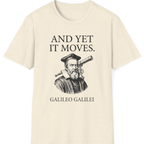 Galileo And Yet It Moves T-Shirt - Natural front