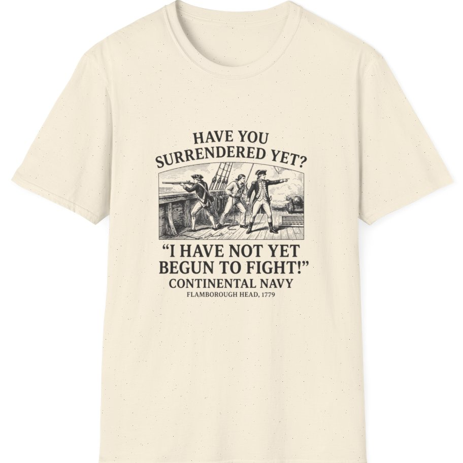 Not Yet Begun To Fight T-Shirt - Natural front