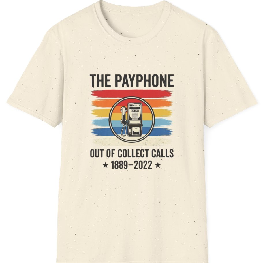 Public Payphone Memorial T-Shirt - Natural front