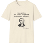 Locke New Opinions T-Shirt - Natural front