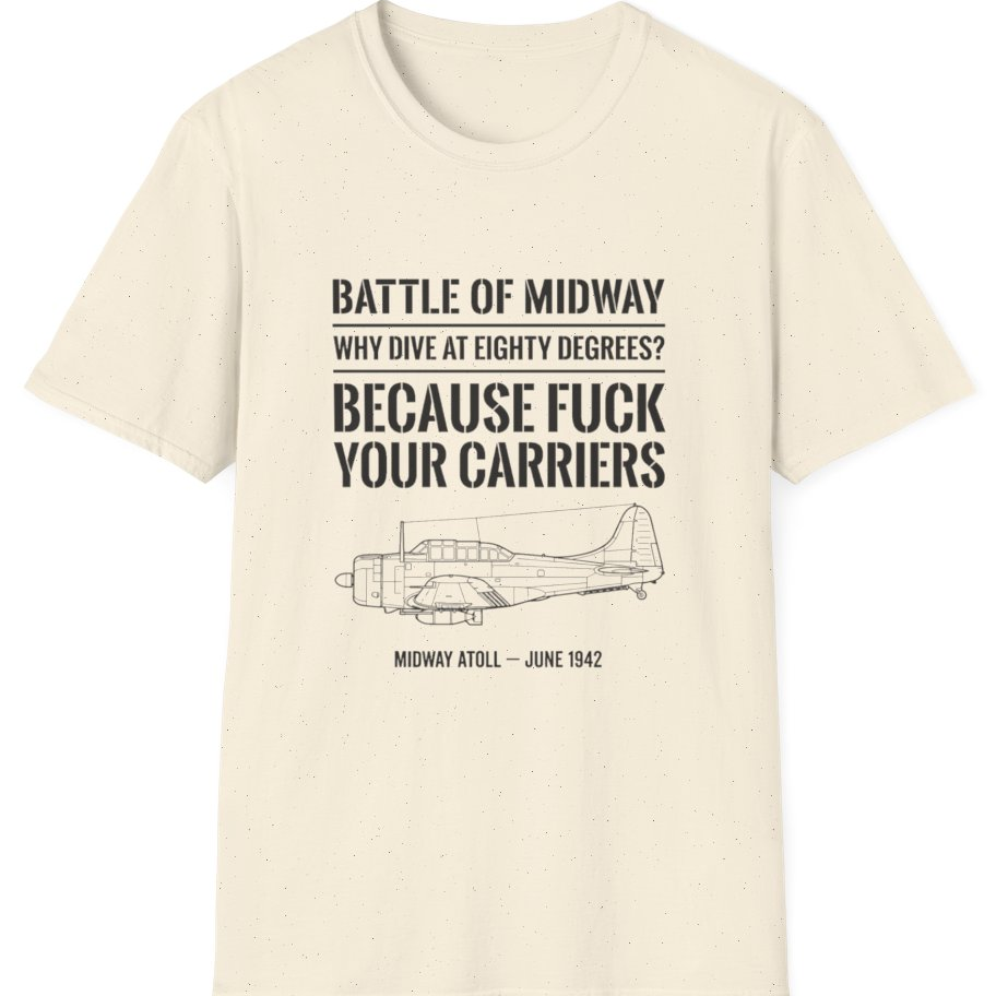 Battle of Midway T-Shirt - Natural front