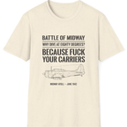 Battle of Midway T-Shirt - Natural front