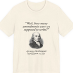 Madison Bill of Rights Deadline Premium Tee - Natural front