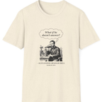 First Phone Call Panic T-Shirt - Natural front