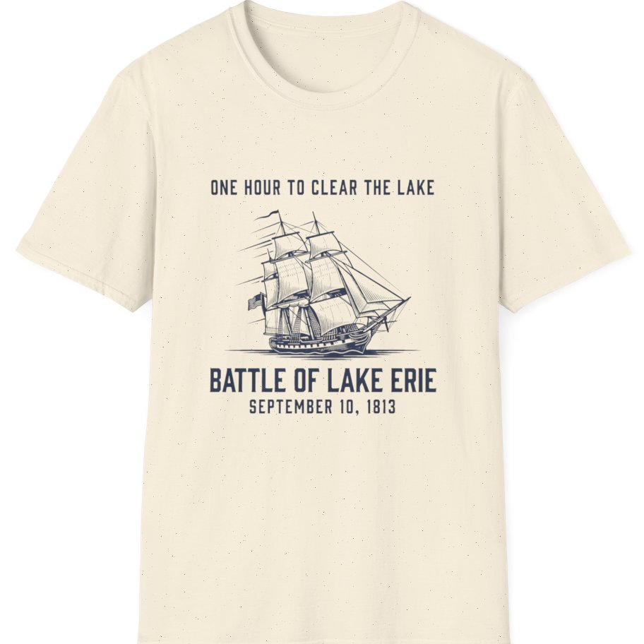 Battle of Lake Erie T-Shirt - Natural front