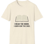 I Read The Book T-Shirt - Natural front