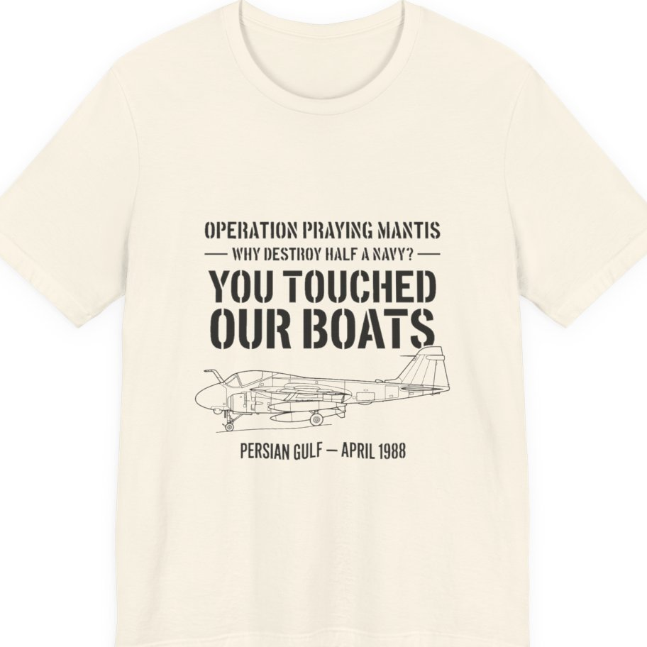 Operation Praying Mantis Premium Tee - Natural front