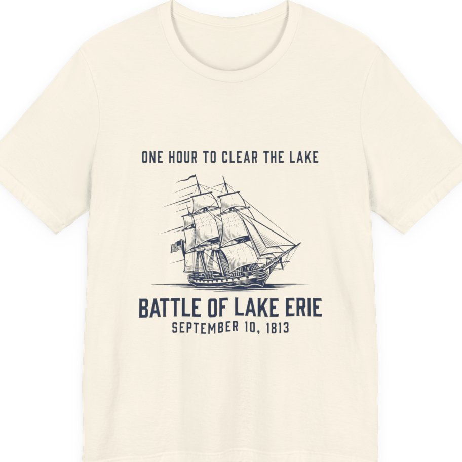 Battle of Lake Erie Premium Tee - Natural front