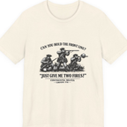 Continental Militia Two Fires Cowpens Premium Tee - Natural front