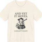 Galileo And Yet It Moves Premium Tee - Natural front