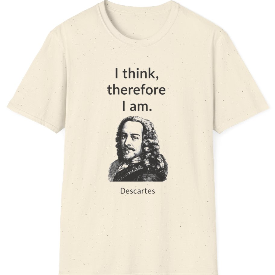 Cogito Ergo Sum T-Shirt - Natural front