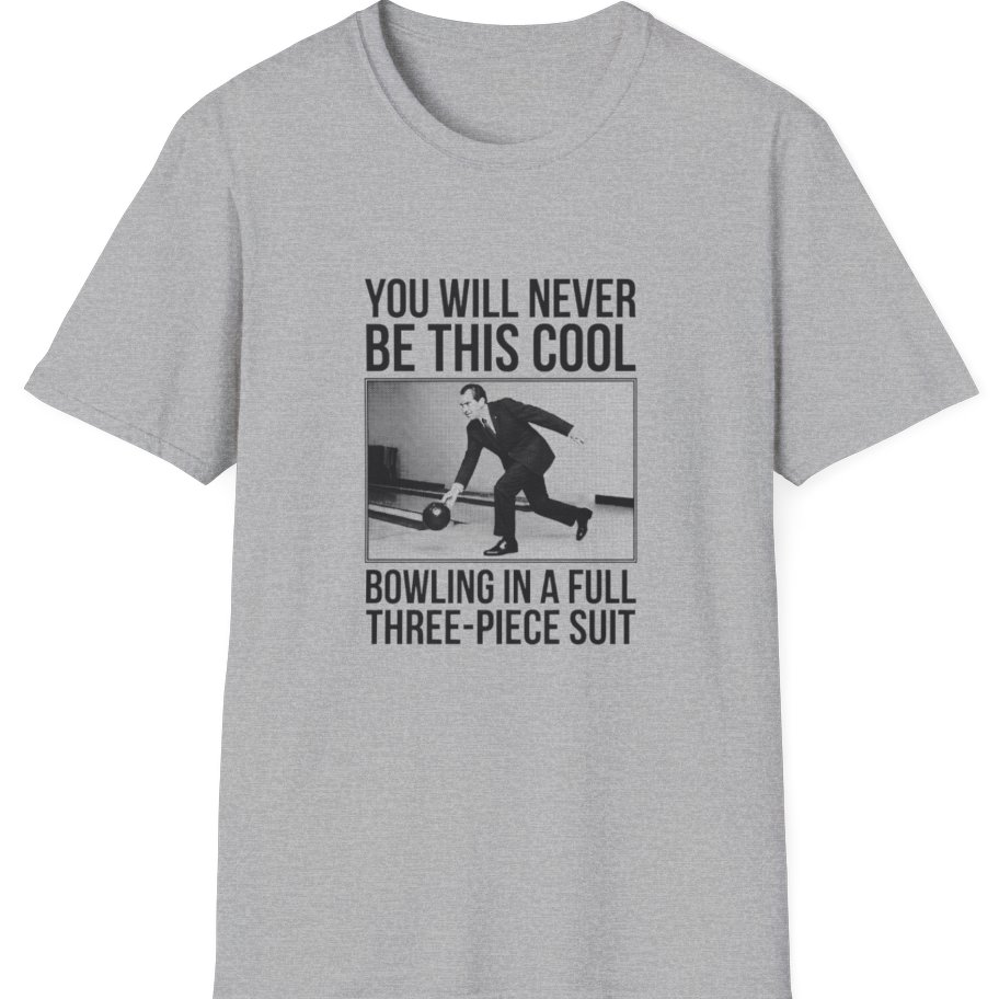 Nixon Suit Bowling Flex T-Shirt - Sport Grey front