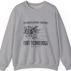 Fort Ticonderoga Ten Minutes Sweatshirt - Sport Grey front