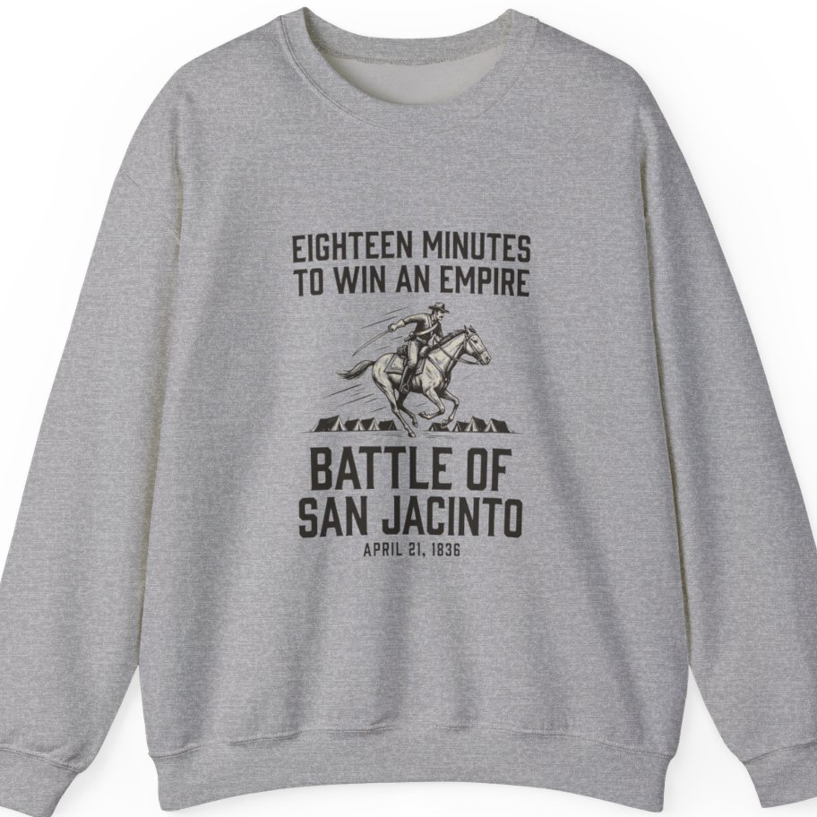 San Jacinto Eighteen Minutes Sweatshirt - Sport Grey front