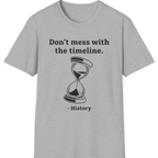 Time Travel Paradox T-Shirt - Sport Grey front
