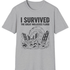 Great Molasses Flood T-Shirt - Sport Grey front