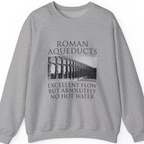 Roman Aqueducts Service Review Sweatshirt - Sport Grey front