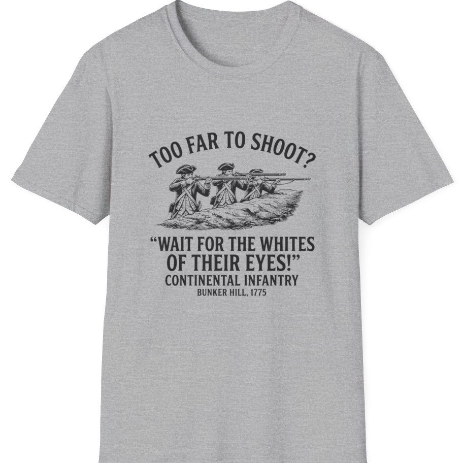 Whites of Their Eyes Bunker T-Shirt - Sport Grey front