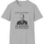 Eisenhower Planning Everything T-Shirt - Sport Grey front
