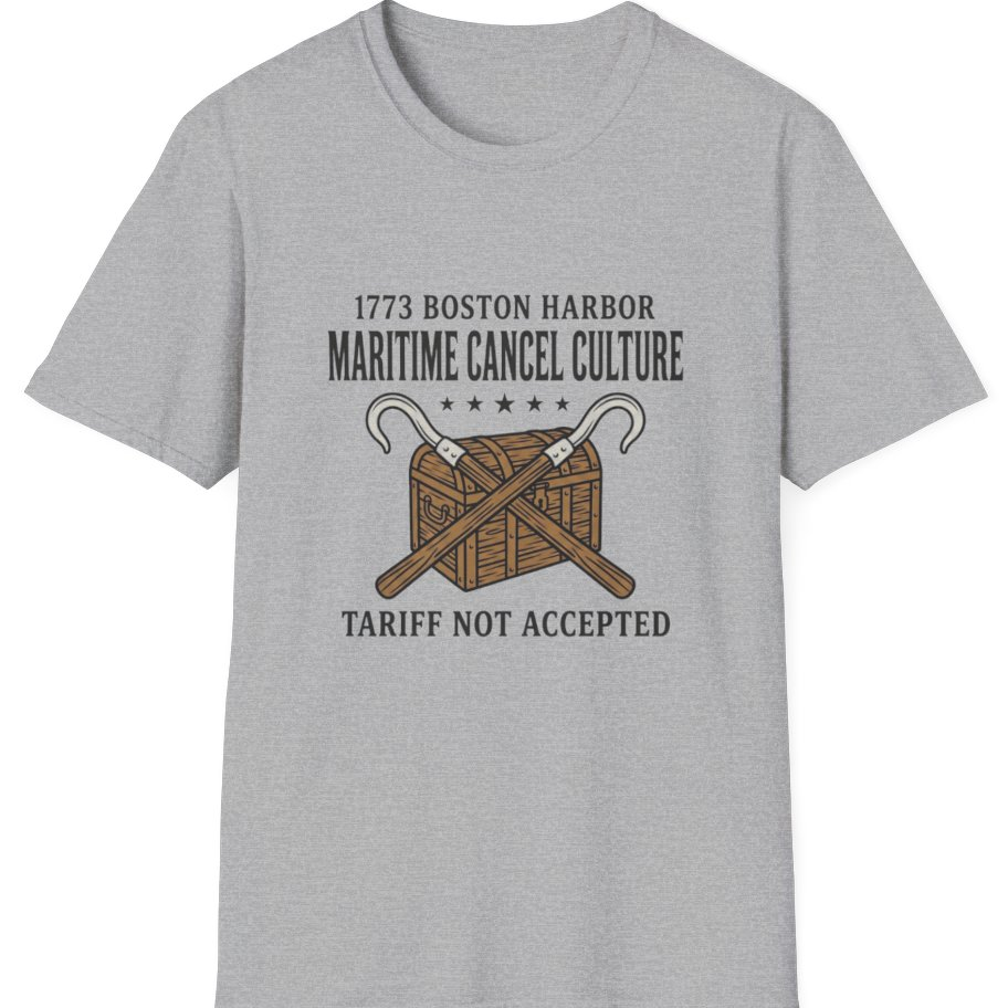 Maritime Cancel Culture T-Shirt - Sport Grey front