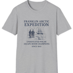 Franklin Arctic Expedition Escape Room T-Shirt - Sport Grey front