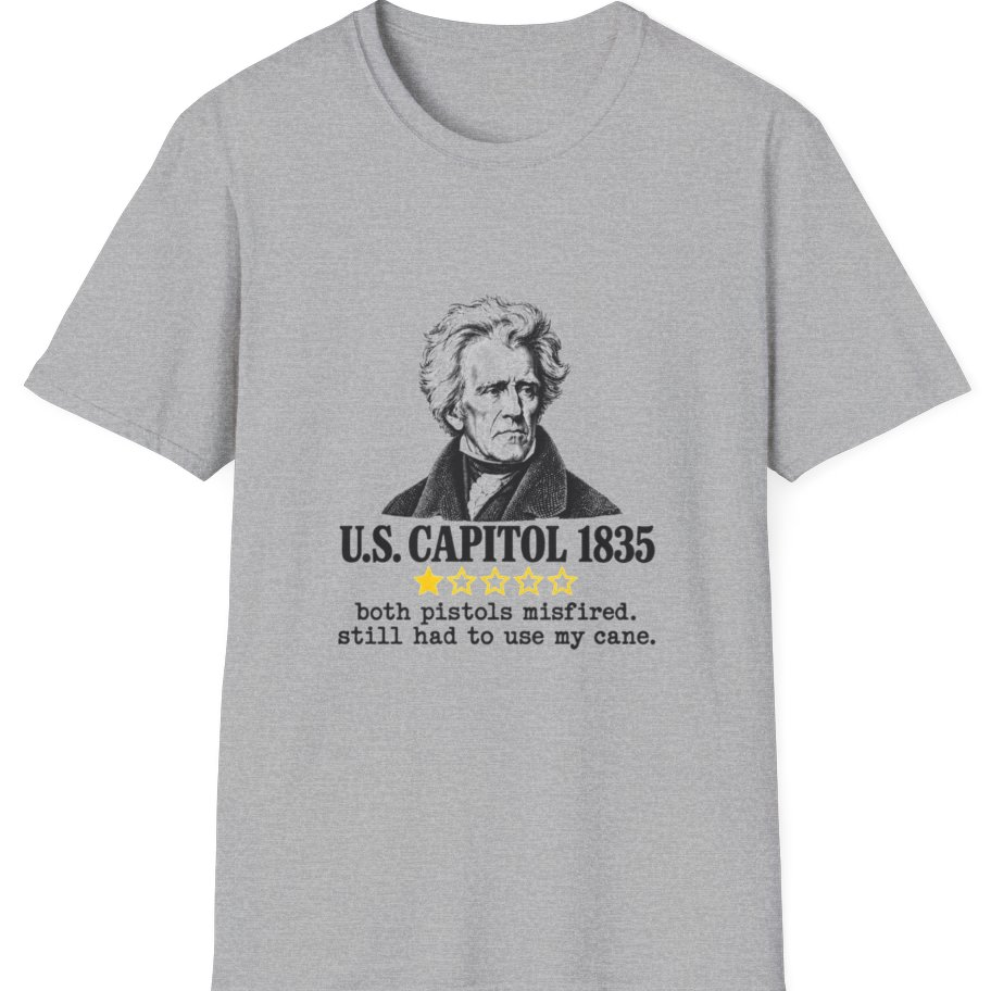 Capitol Cane Review T-Shirt - Sport Grey front