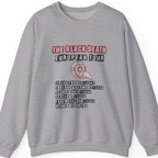 The Black Death European Tour Sweatshirt - Sport Grey front