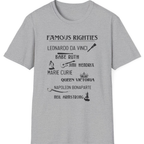 Famous Righties T-Shirt - Sport Grey front