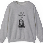 Cogito Ergo Sum Sweatshirt - Sport Grey front