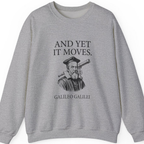 Galileo And Yet It Moves Sweatshirt - Sport Grey front