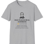 Inaugural Address Review T-Shirt - Sport Grey front