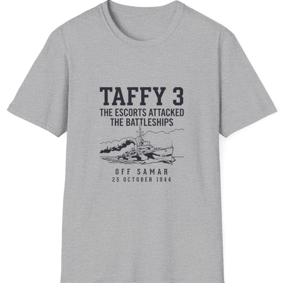 Taffy 3 Off Samar T-Shirt - Sport Grey front